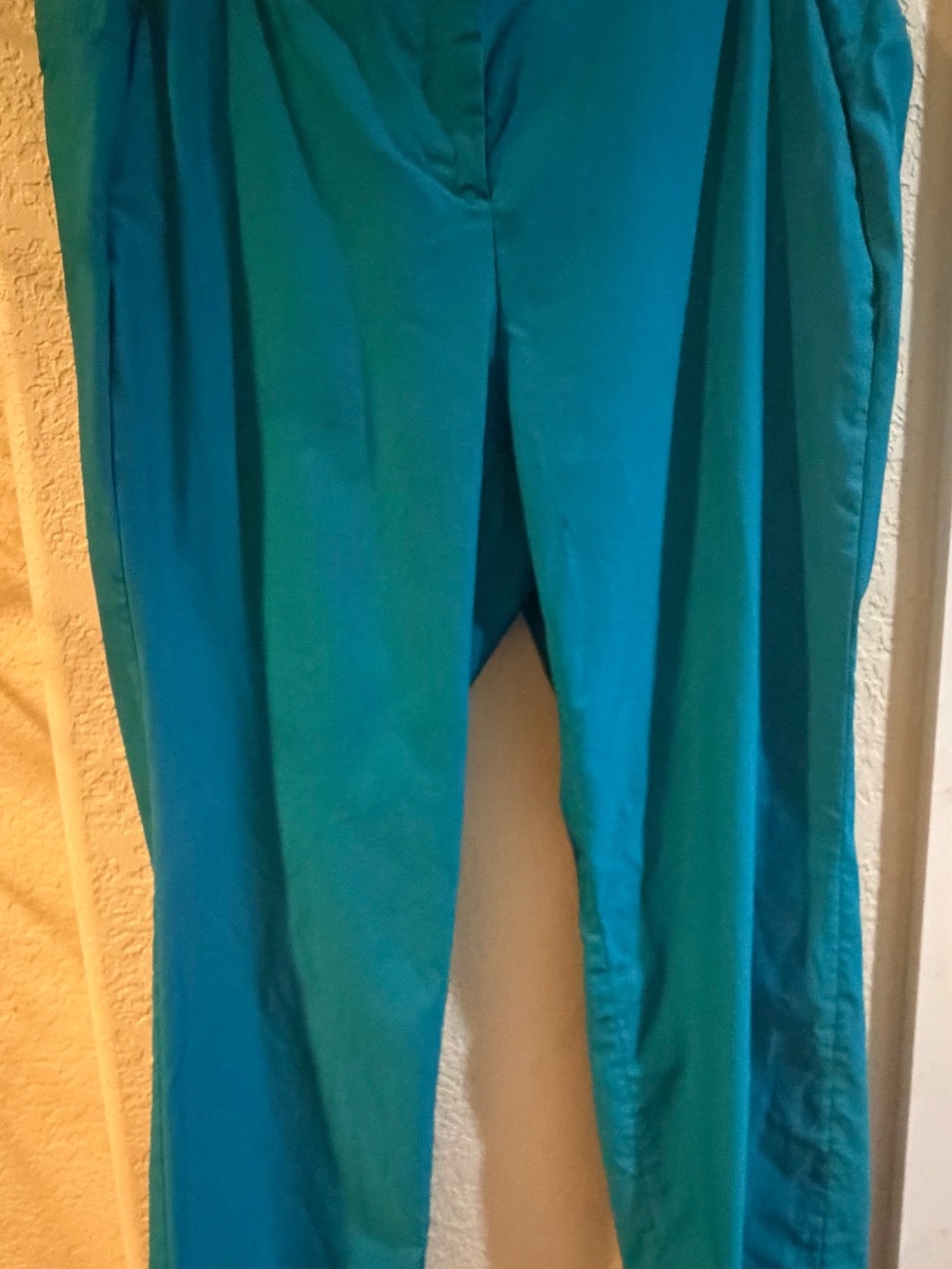 Lane Bryant Teal Straight-Leg Pants